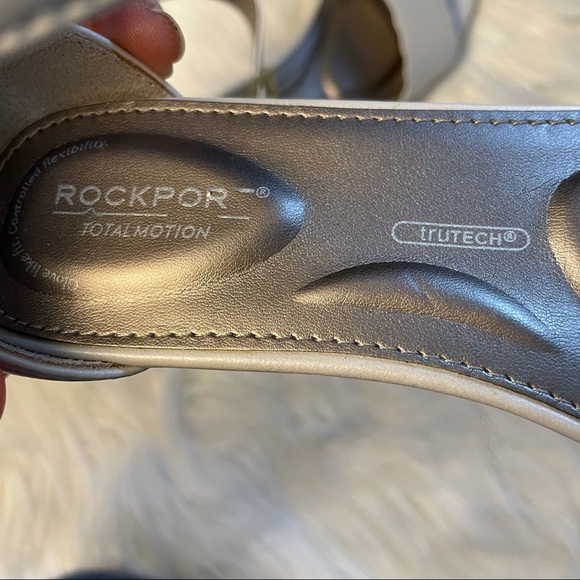 Rockport Total Motion Zandra white sandals size 5 - Picture 8 of 9